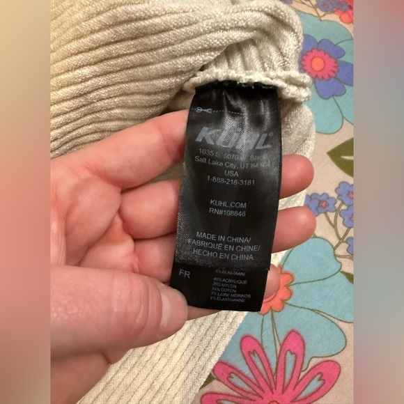 Kuhl Solace Sweater in Natural, Size Large - Picture 6 of 9